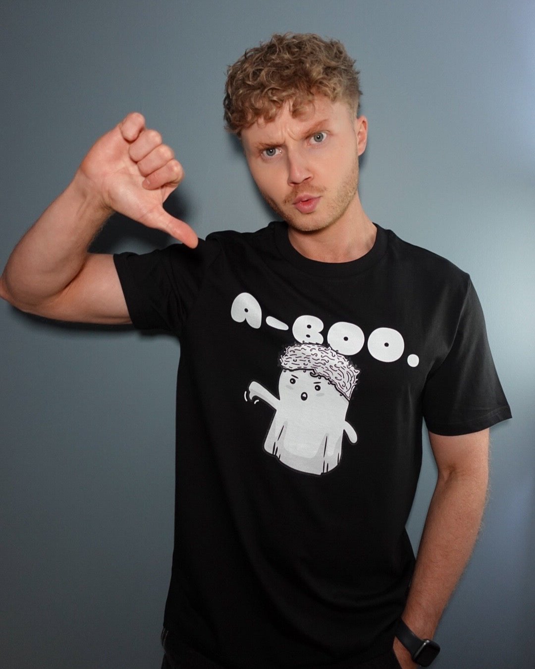 A-BOO. Print T-Shirt
