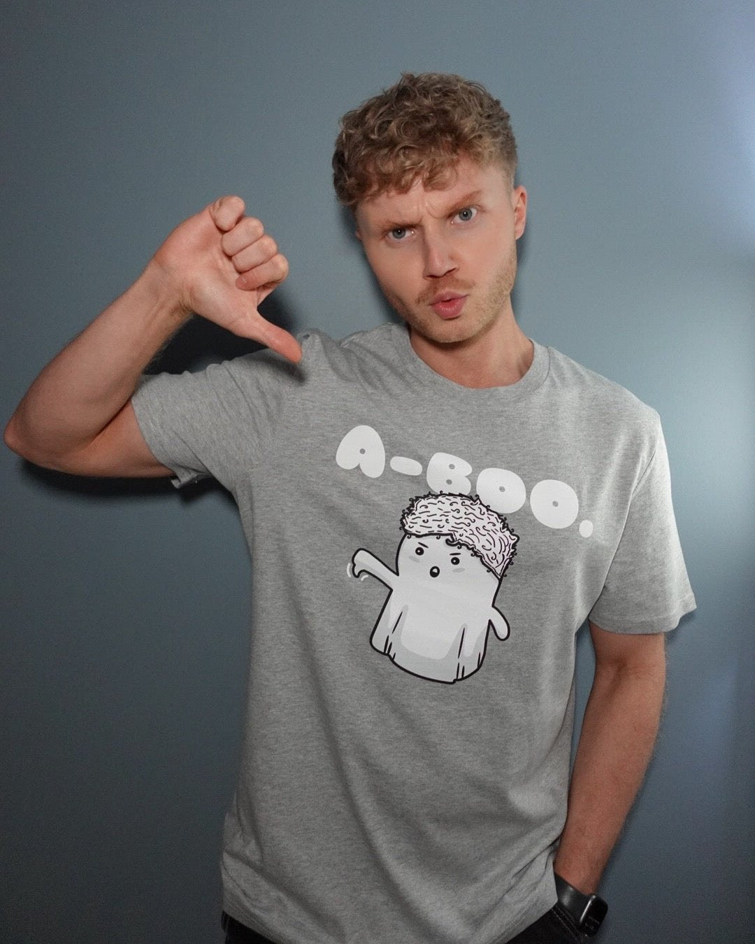 A-BOO. Print T-Shirt