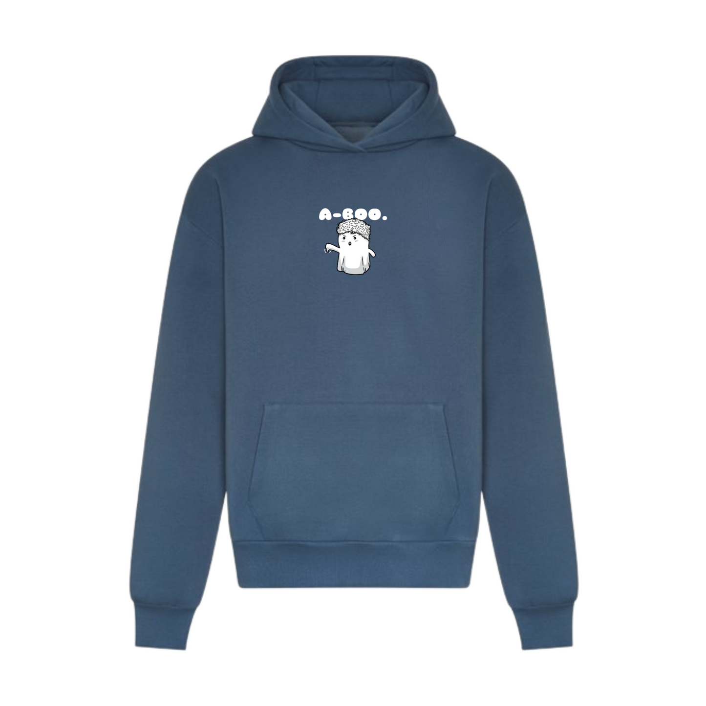 "a-boo" Embroidered Heavyweight Hoodie