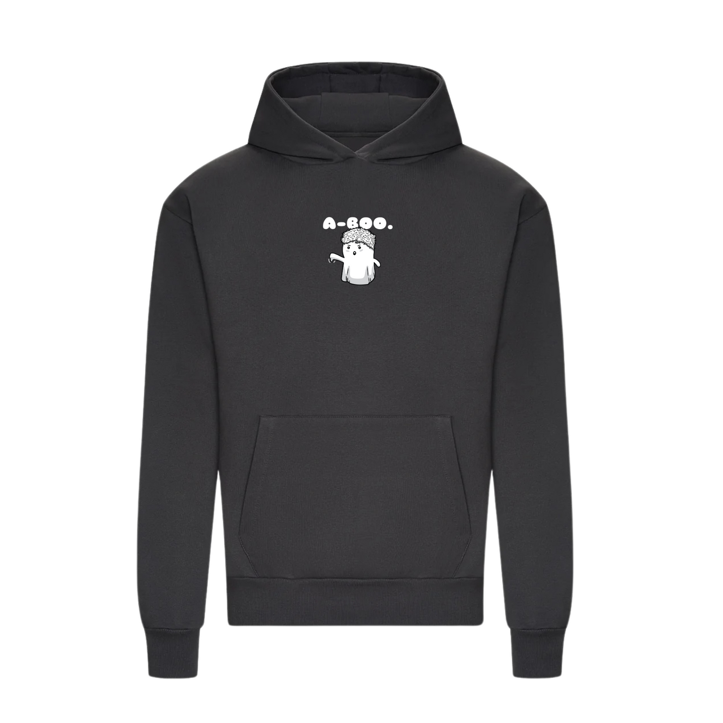 "a-boo" Embroidered Heavyweight Hoodie