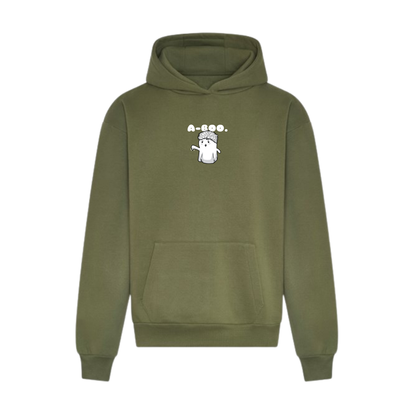 "a-boo" Embroidered Heavyweight Hoodie