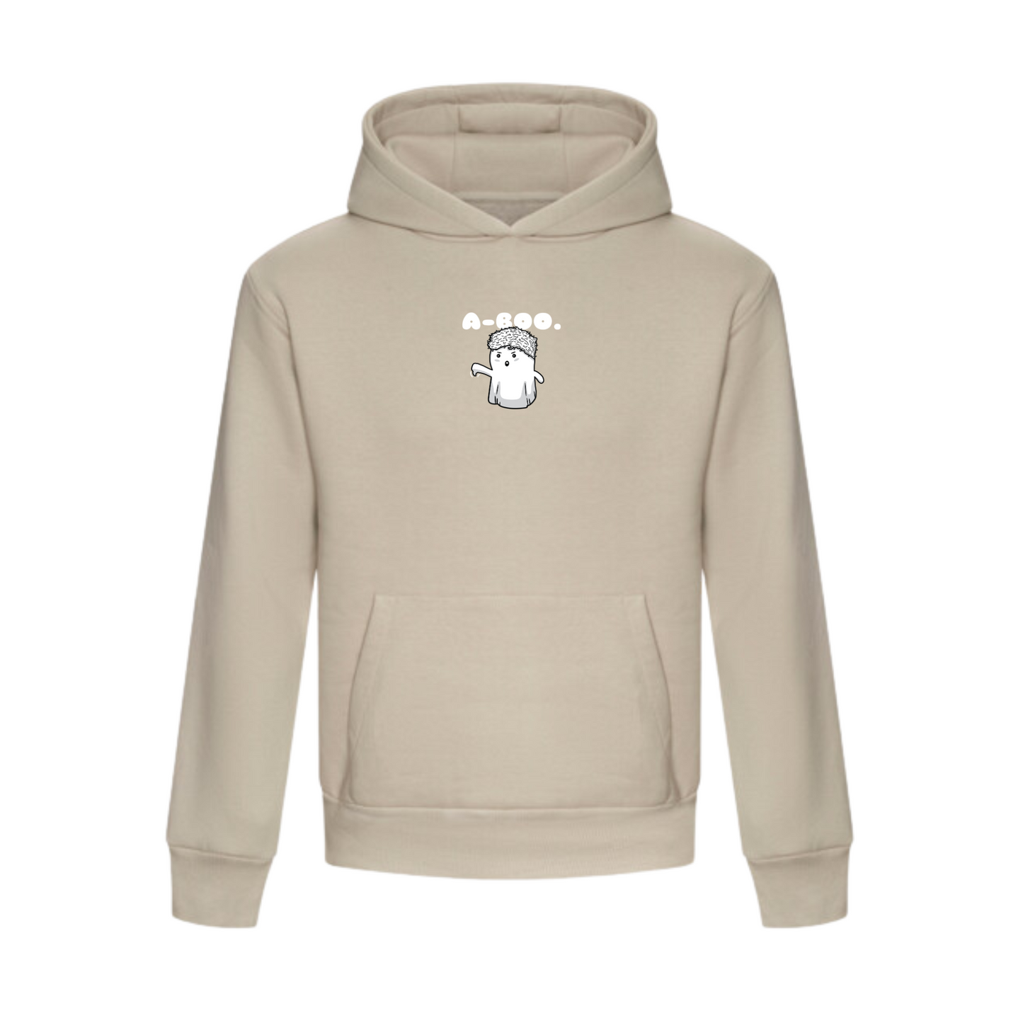 "a-boo" Embroidered Heavyweight Hoodie