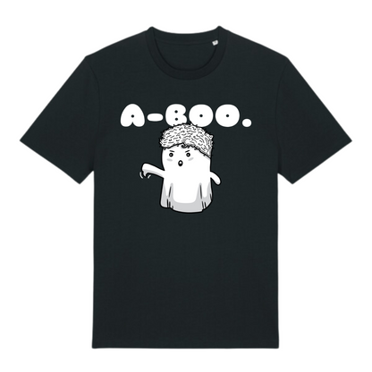 "a-boo" Print T-Shirt